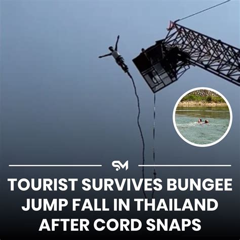 Tourist survives bungee jump fall in Thailand after cord snaps
